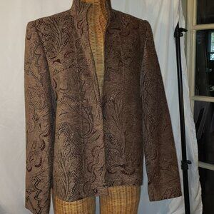 Ladies Vintage ROTH LECOVER California Brocade Jacket in Fall Colors - 8